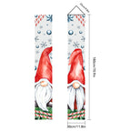 Holiday season decoration featuring festive couplet verses and imagery
