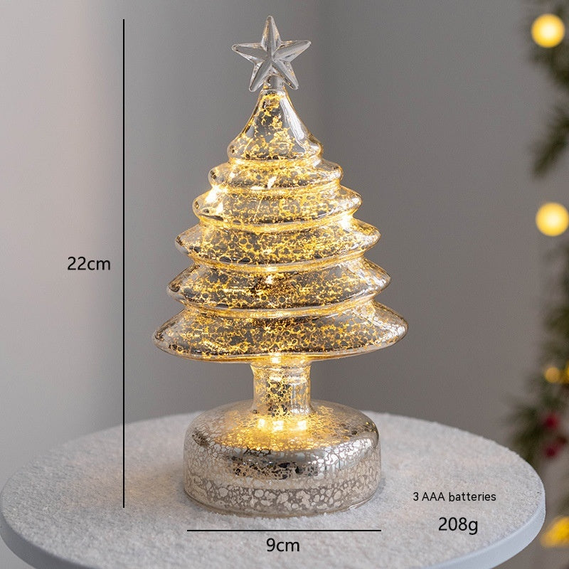 Faith-inspired Christmas night light illuminating room softly