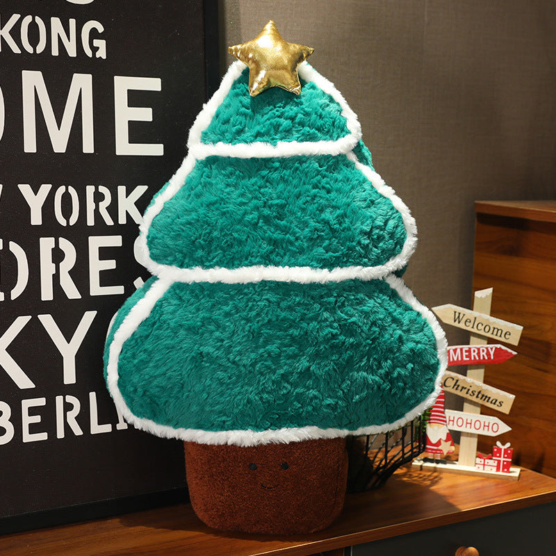 Festive plush pillow bringing Christmas warmth and Christian celebration to interiors