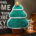 Festive plush pillow bringing Christmas warmth and Christian celebration to interiors