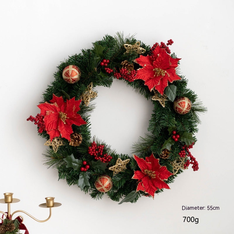 Christmas Door Hanging Garland - Christian Home Decor Secondary image