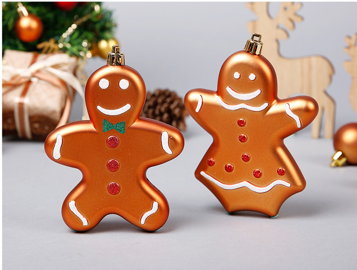 Collection of Christmas ornament ball charms in metallic finishes - Seasonal Decor Set