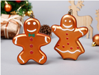 Collection of Christmas ornament ball charms in metallic finishes - Seasonal Decor Set