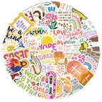 Jesus graffiti sticker collection with expressive Christian symbols ideal for faith teens and sharing the gospel