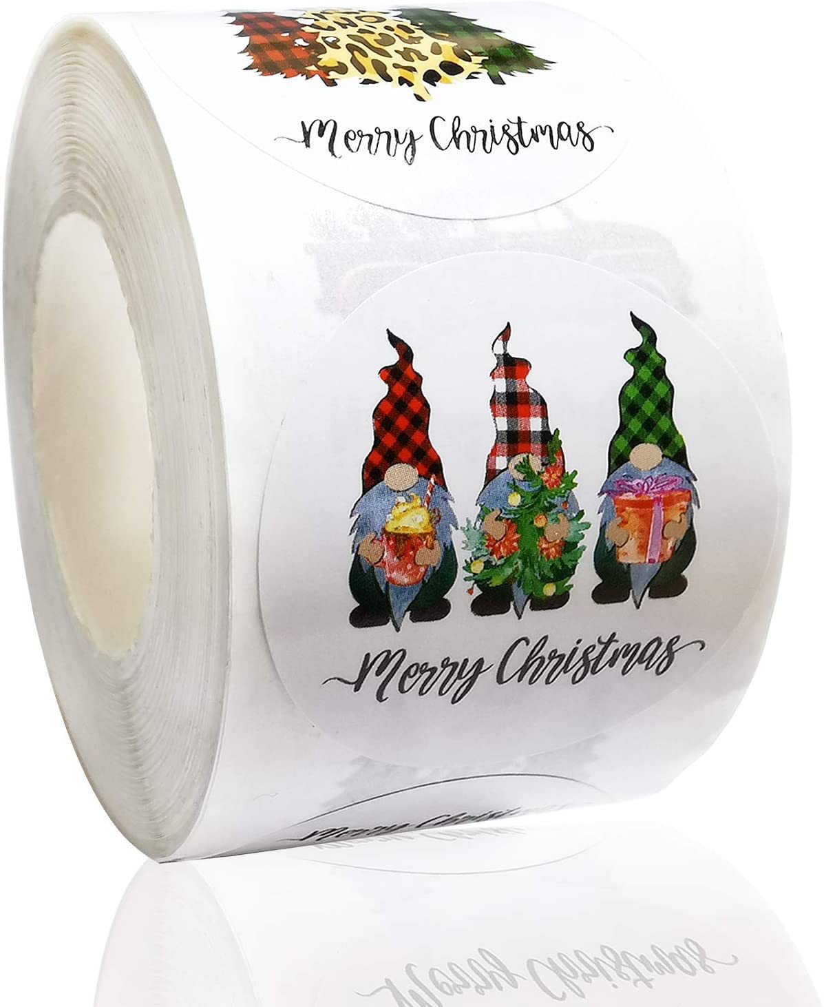 Christmas decoration stickers featuring winter and nativity themes