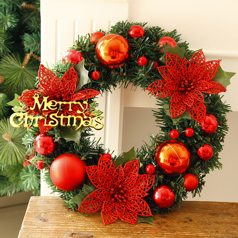 Christmas Wreath - Festive Holiday Door Decoration Secondary image