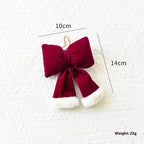 Medium sized Christmas bow for tree decorating