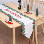 Cozy snowman table mat in warm flannel for festive holiday gatherings
