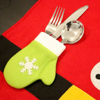 Red Christmas table mat for seasonal home decor