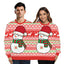 3D digital print couple Christmas hoodie featuring faith-inspired design