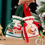 Red and green decorative gift box for Christmas celebrations