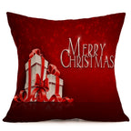 Holiday-themed pillowcase featuring Christmas festive pattern in soft cotton
