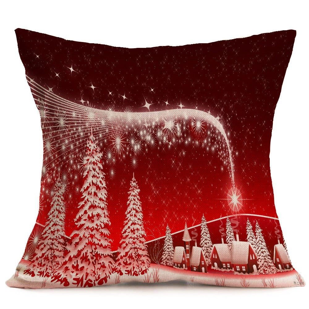 Festive Christmas Pillowcase Cover - Christian Home Decor