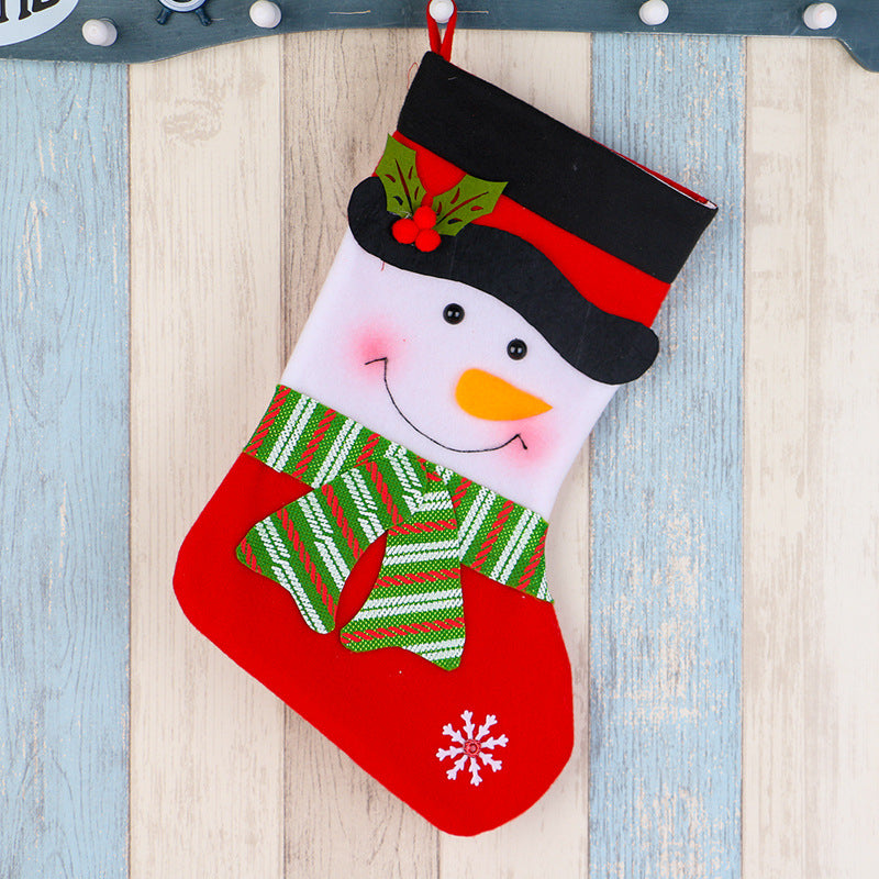 Festive Noel Christmas stocking for gift giving
