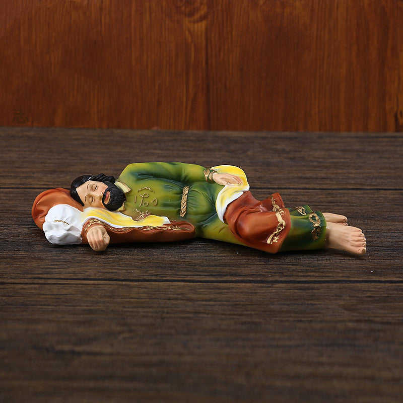 Synthetic resin Saint Joseph religious ornament for home decoration