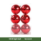 Red Electroplated Christmas Ornament Balls - 12 Pack Festive Tree Decorations - Christian Jewelry