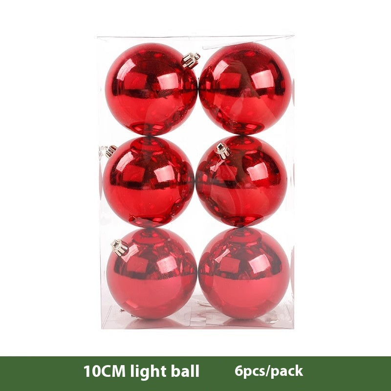 Red Electroplated Christmas Ornament Balls - 12 Pack Festive Tree Decorations - Christian Jewelry