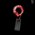 Set of Christmas Ball Ornaments LED String Lights Battery Powered - Christian Jewelry
