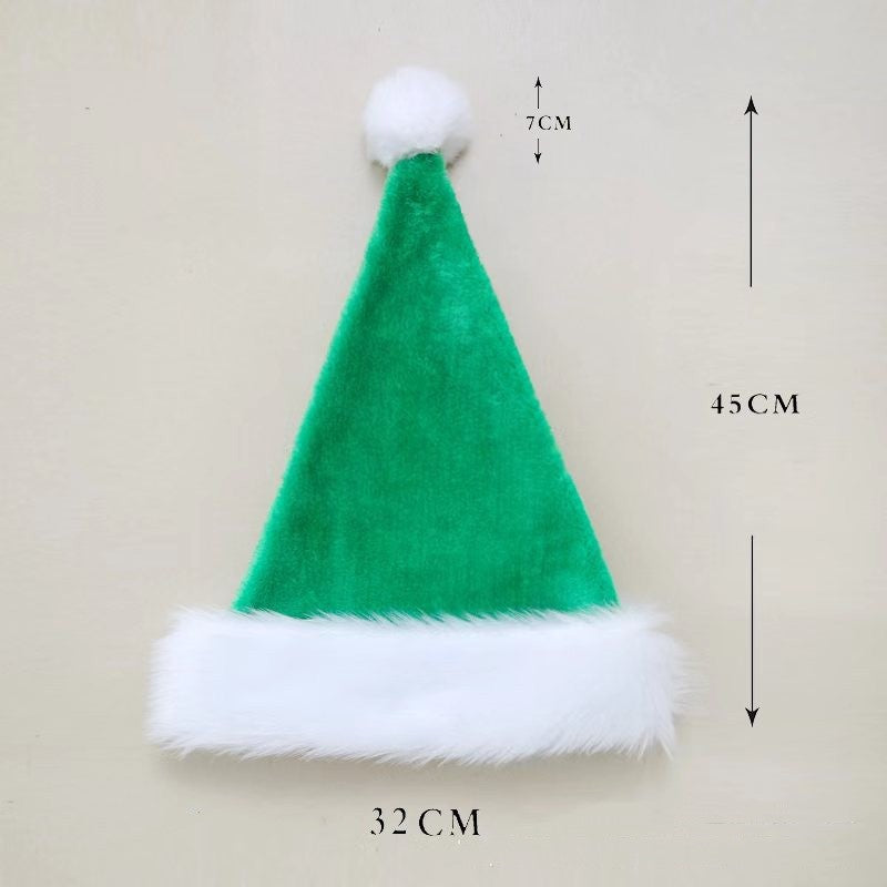 Holiday decor Christmas hat in red