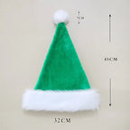Holiday decor Christmas hat in red