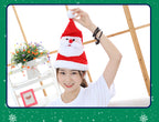 Festive red Musical Santa Hat for Christmas celebrations