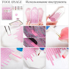 Multi-faceted resin diamond pieces in various colors for religious craft