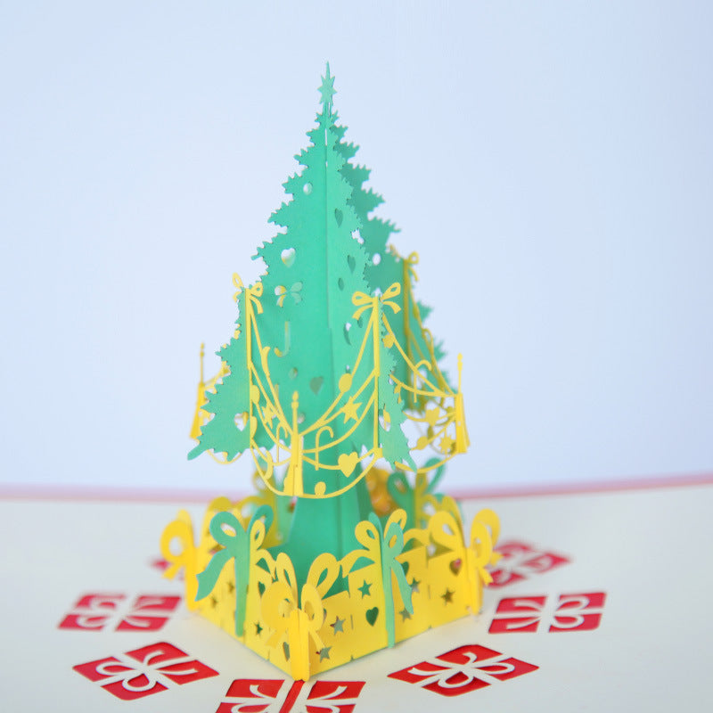 Stack of faith blessing Christmas cards with holiday theme