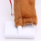 Christmas antlers car hanging ornament in khaki flannel fabric festive decor
