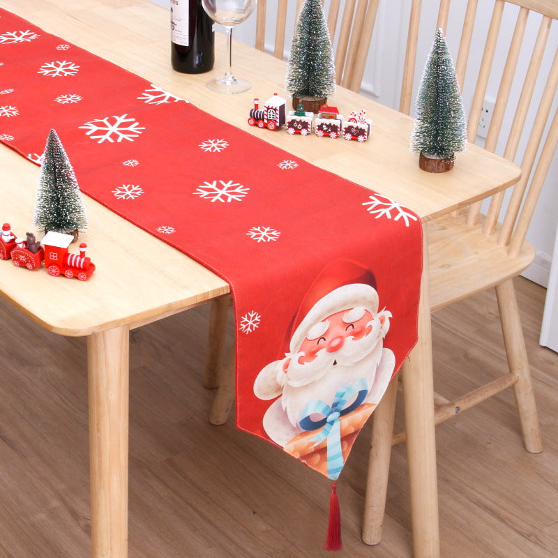 Winter snowman table decoration for Christmas joy and celebration