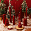 Wine red Christmas aromatherapy candle for holiday atmosphere decoration