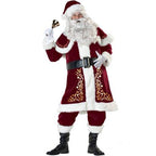 Adult male Santa Claus costume in corduroy material
