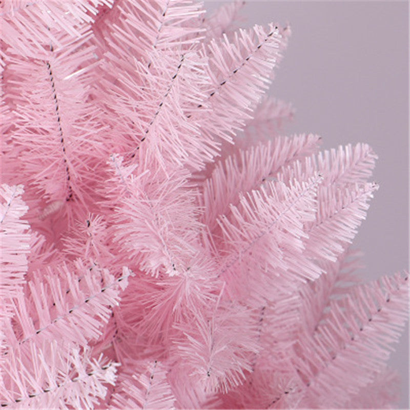 Christmas tree topper in elegant pink gradient finish for seasonal display