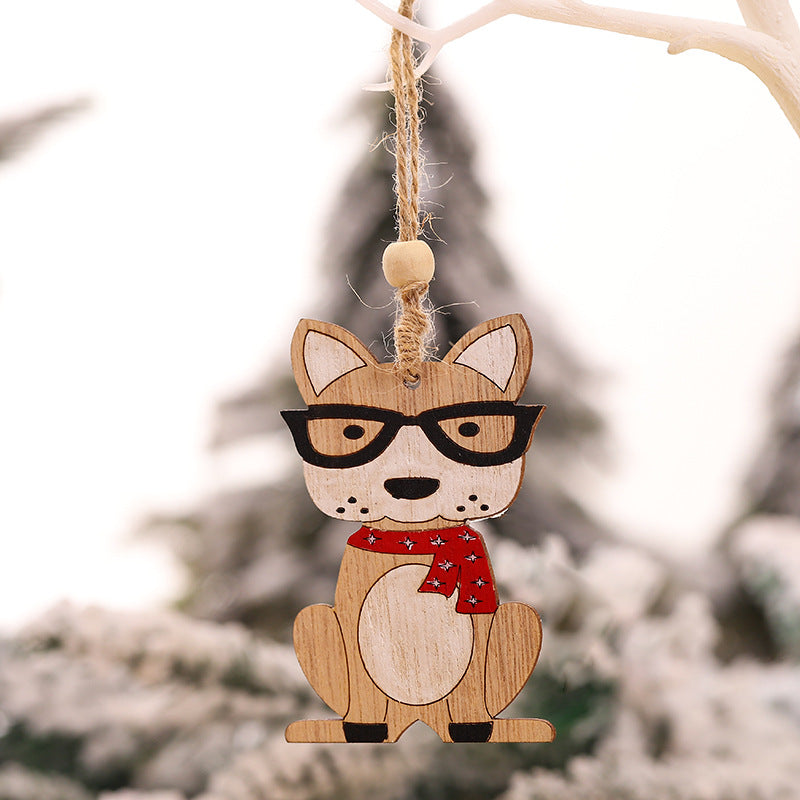 Rustic wooden pendant featuring Christmas tree symbolism for believers