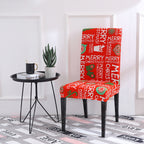 Christmas Elk Chair Cover - Universal Elastic Fit - Christian Home Decor