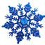 Delicate acrylic snowflake Christmas tree hanger ornament