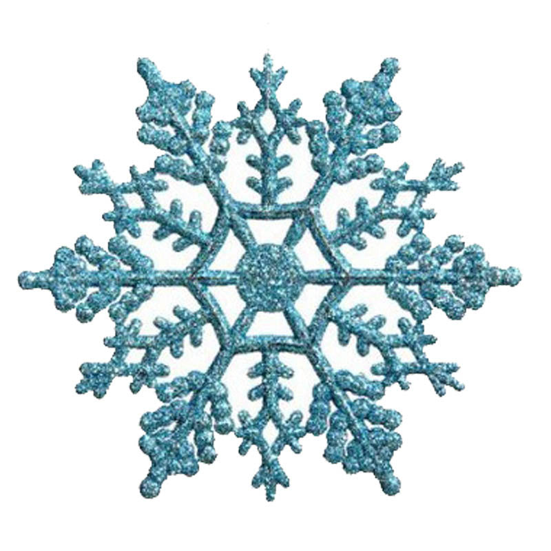 Red and green snowflake hangers with holiday appeal