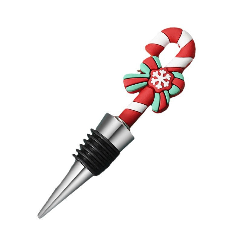 Festive wine stopper for holiday gatherings