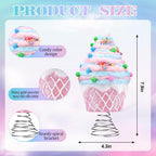 Pastel ice cream style foam Christmas tree ornament for holiday decorating