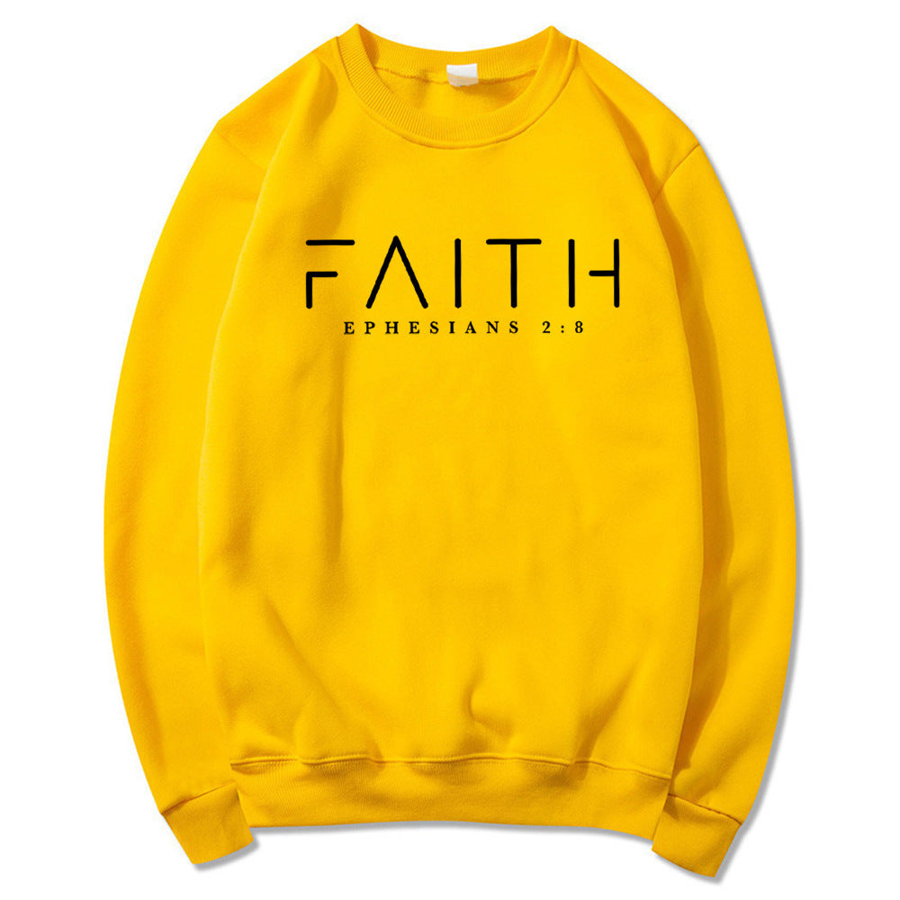 Faith Bible Verse Pullover Sweatshirt - Christian Apparel - Christian Apparel