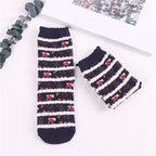 Cozy Christmas socks with Santa Claus theme for the holiday season