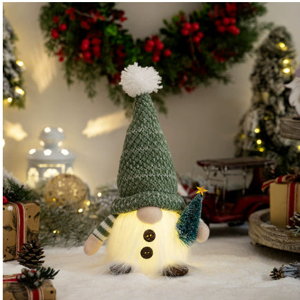 Princess doll Christmas decoration showcasing detailed sequined hat