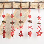 Handcrafted wooden angel pendant for faith gifts