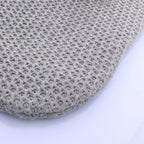 Cozy Christmas pendant in gray and white with textile craftsmanship