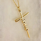 Jesus pendant necklace faith Christian jewelry
