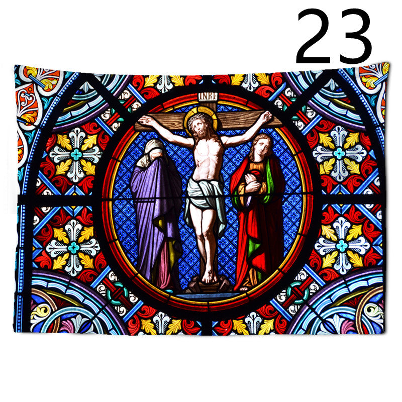 Sacred Christ Jesus tapestry for prayer space or living room