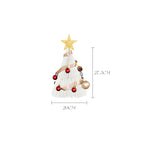 Hand-crafted paper Christmas ornament with minimalist design
