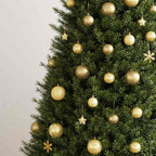 Christmas ornament set ready for decorating