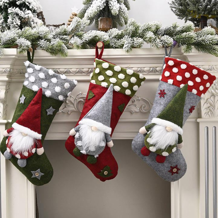 Three-dimensional Christmas Stocking Type A design