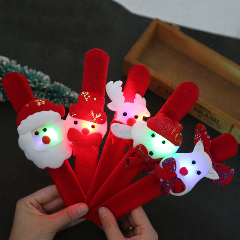 Festive plush racket ring accessory for Christmas
