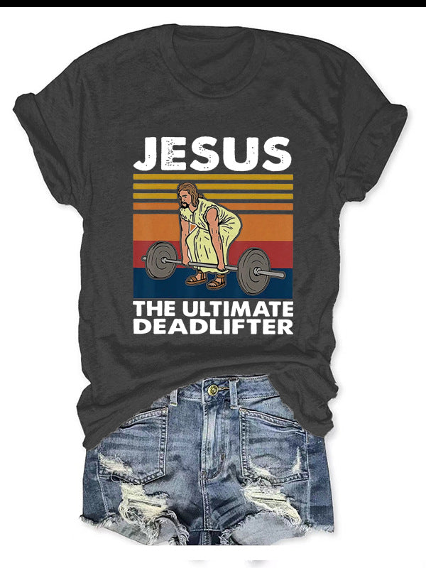 Jesus faith apparel cotton blend close-up texture